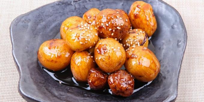 דבש קוריאני תפוחי אדמה חדשים