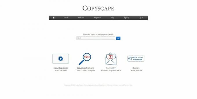 בדוק טקסט לייחודיות באופן מקוון: Copyscape