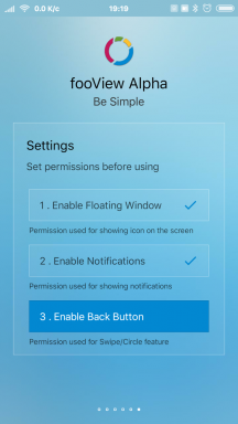 FooView - יישום חדש עבור מבצע "בלחיצת כפתור" ב Android
