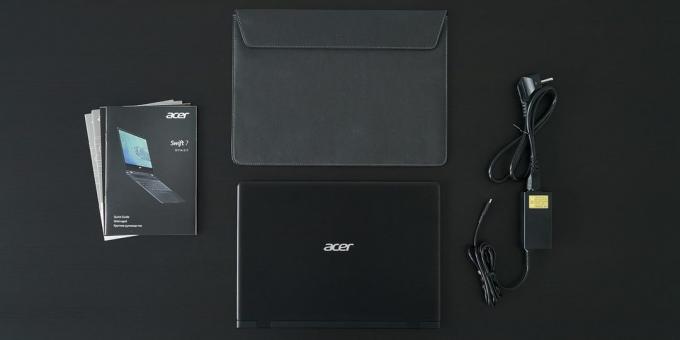 Acer סוויפט 7: אפשרויות