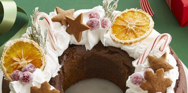 מנות חג המולד: Cupcake "זר מושלג"