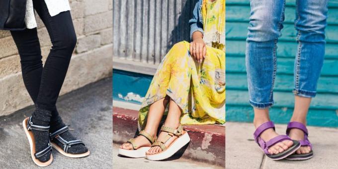 נשים נעליים: סגנון טבע סנדלים
