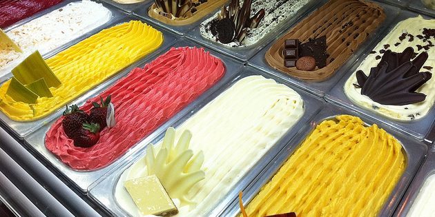 מיני גלידה: גלידה