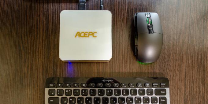 מיני PC AcePC AK7: האפשרות של שימוש