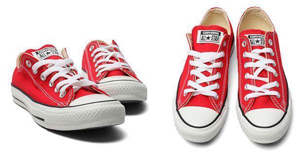 נעליים אדומות נמוכות Converse