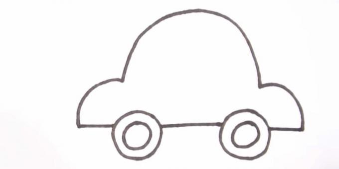 איך לצייר מכונית: לסיים את המרכב