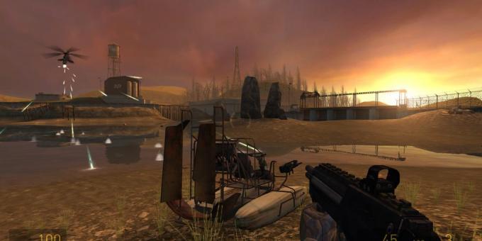 יורה עם העלילה: Half-Life 2 (ירי לעבר השקיעה)