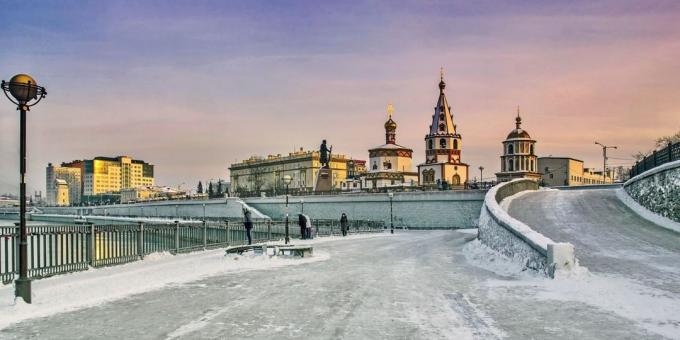 איפה לחגוג את השנה החדשה: אירקוטסק, רוסיה