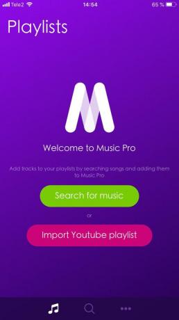 כדי להאזין למוסיקה מ- YouTube Music Pro אינו צריך להזין את שם המשתמש והסיסמה שלך