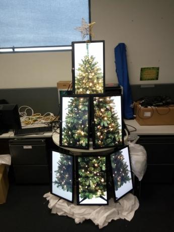 עץ חג המולד ממסכים