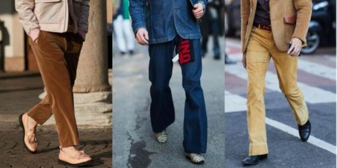 הכי מכנסי הגברים האופנתיים: מכנסיים בסגנון של 1970