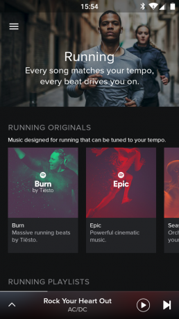 רשימת Running Spotify