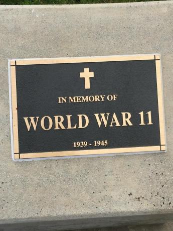 לוח זיכרון של מלחמת העולם השנייה