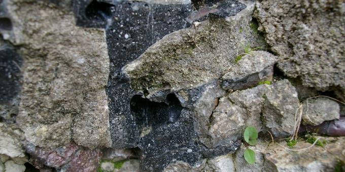 טכנולוגיות ציוויליזציה עתיקות: שבר קיר בסנט סוזן, מאיין, צרפת