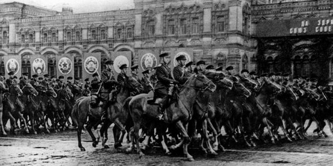 מצעד הניצחון בכיכר האדומה 24 ביוני 1945