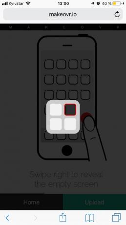 איך לסדר סמלים באופן שרירותי על iPhone ללא jailbreaking: השירות יפיק רשת בלתי נראית של סמלים