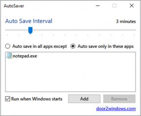 AutoSaver עבור Windows באופן אוטומטי לשמור את העבודה שלך