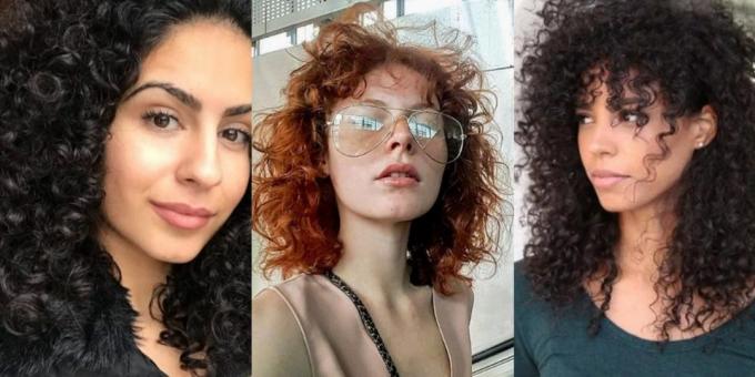 עיצוב שיער לנשים טרנדי 2019: תלתלים מרקם עדין