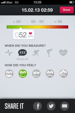 Runtastic Heart Rate - כמעט מושלם מדידת קצב הלב שלך