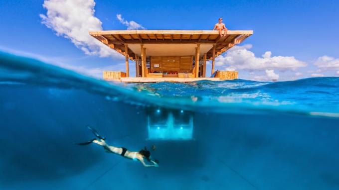 Resort Manta החדר במלון מתחת למים