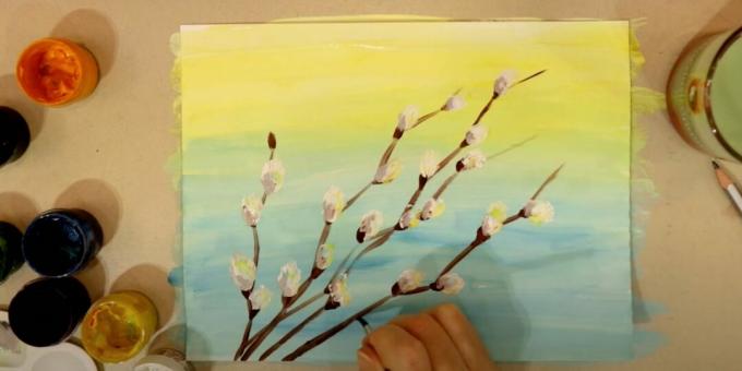 ציורי חג הפסחא: הפכו את הפרחים לאווריריים