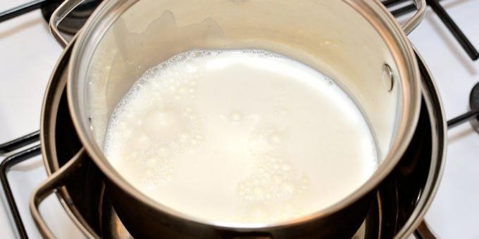איך לבשל יוגורט תוצרת בית: מחממים את החלב עד 85 ° C