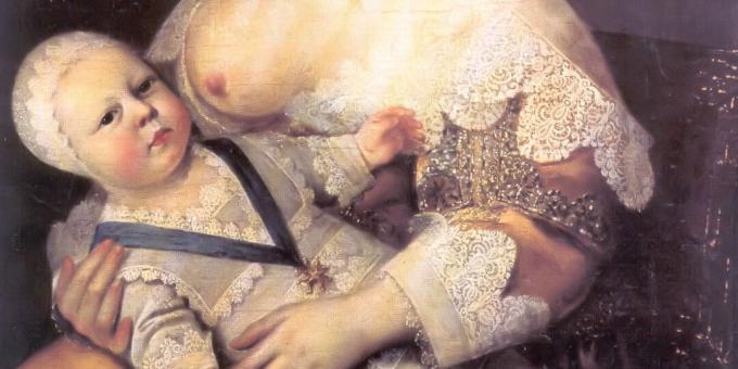 ילדי ימי הביניים: לואי הארבעה עשר בזרועות אחותה של ליידי לונג דה לה ג'ירודיאר