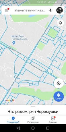 מפות גוגל «Street View" על אנדרואיד