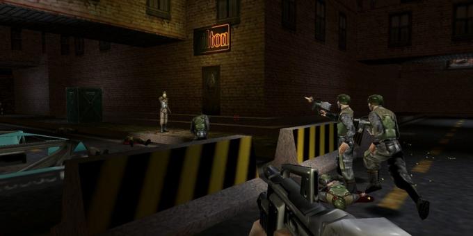 משחקים ישנים על המחשב: יריות ב Deus Ex