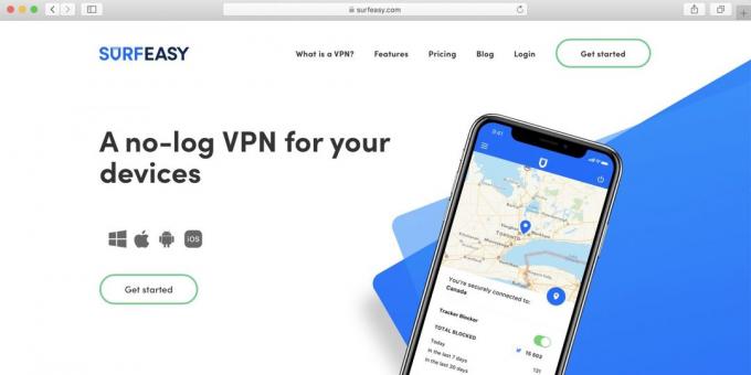 Best Free VPN עבור PC, Android, iPhone - SurfEasy