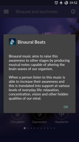 אווירה: תיאור המוסיקה binaural