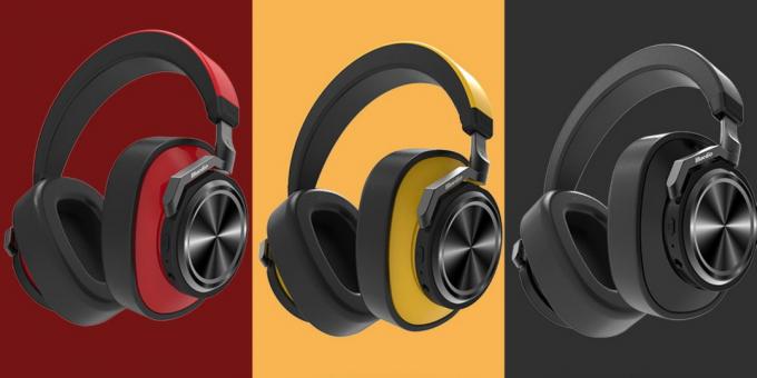 Bluedio אוזניות אלחוטיות T6S טורבינת: למכירה הן האפשרויות בגווני אדום, צהוב ושחור