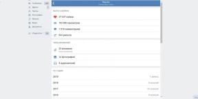 כלי 42 - מידע שימושי ומעניין על חשבונך "VKontakte"