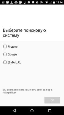 Chrome משתמשים ניידים ברוסיה מוצעות לבחור במנוע החיפוש. למה או למה