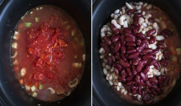  איך מכינים תבשיל שעועית: הוסיפו פלטת ירקות עם עגבניות במיץ שלכם
