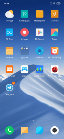 סקירת Xiaomi Mi 9: סמלי שולחן עבודה