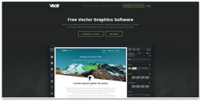עורכי וקטור חינם: Vectr
