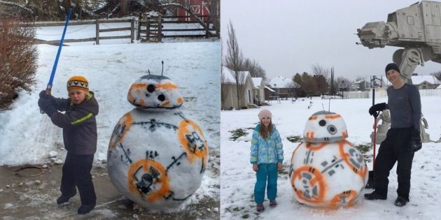 שלג דמויות BB-8