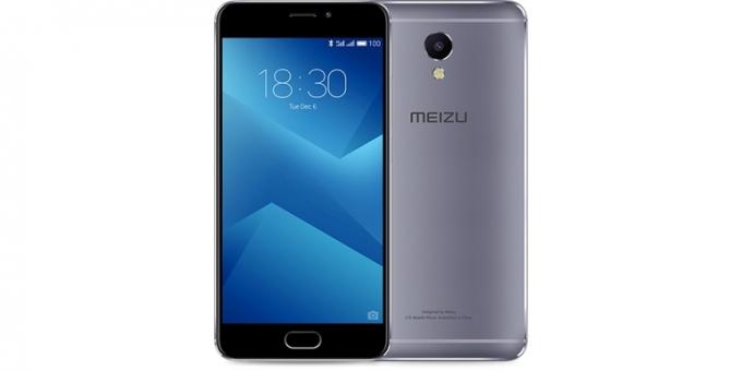 הסמארטפונים Meizu: הערה M5 Meizu