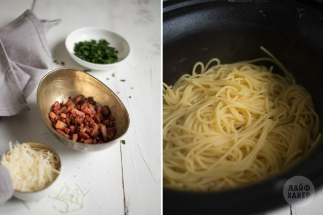 איך מכינים פסטה קרבונרה: מקפיצים בייקון ומרתיחים ספגטי