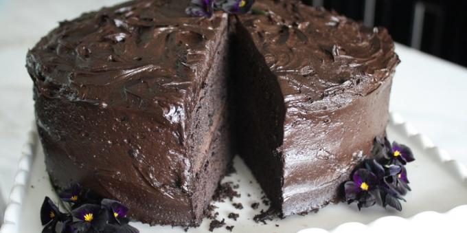 שוקולד קישואי עוגה