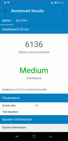 Doogee S90: ציון Geekbench