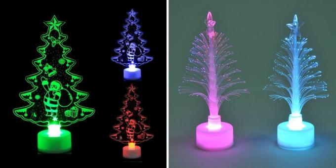 מוצרים עם aliexpress, אשר יסייעו ליצור מצב רוח חג המולד: עץ LED