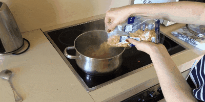 איך לבשל קרניים בסיר