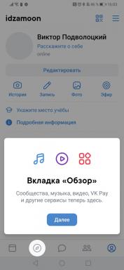 "VKontakte" שינה את עיצוב יישומים הנייד