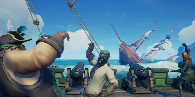 Xbox One במקום 4 פלייסטיישן: הים של גנבים