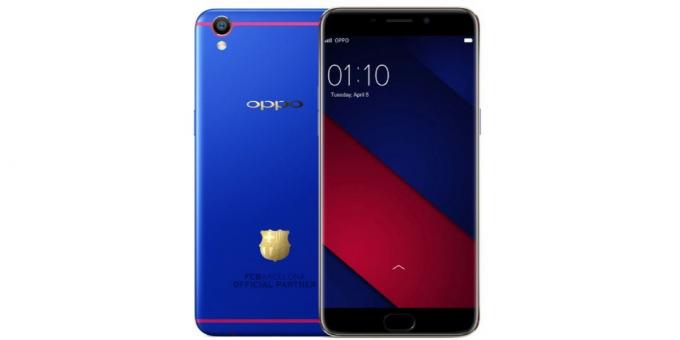 OPPO סמארטפונים: בשנת 2017 OPPO OPPO פרסם מודל ממותג R11 עבור המועדון "ברצלונה" האוהדים