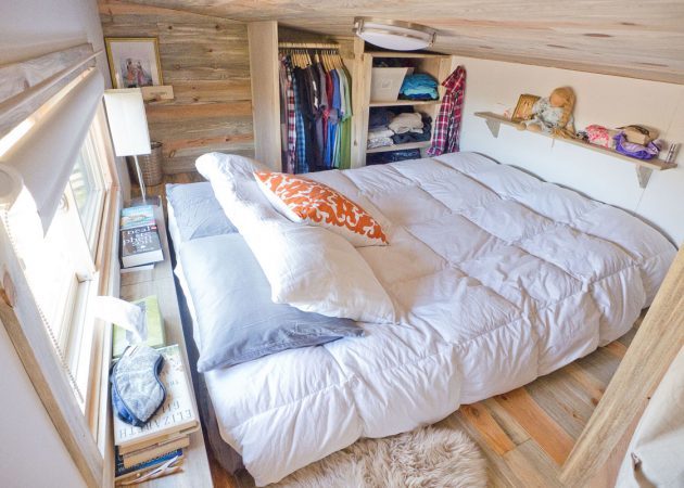 עיצוב חדר שינה קטן: לבחור וילונות
