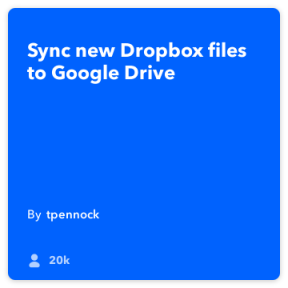 IFTTT של היום: איך ליצור גיבוי של Dropbox ל- Google Drive